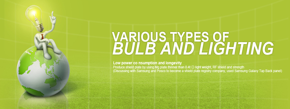 Various Types of Bulib and Lighting